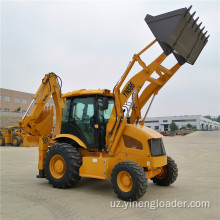 To&#39;rt g&#39;ildirakli haydovchi Backhoe Loader